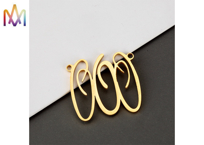 Baroque Style A-Z Alphabet Hollow SS DIY Metal Charms