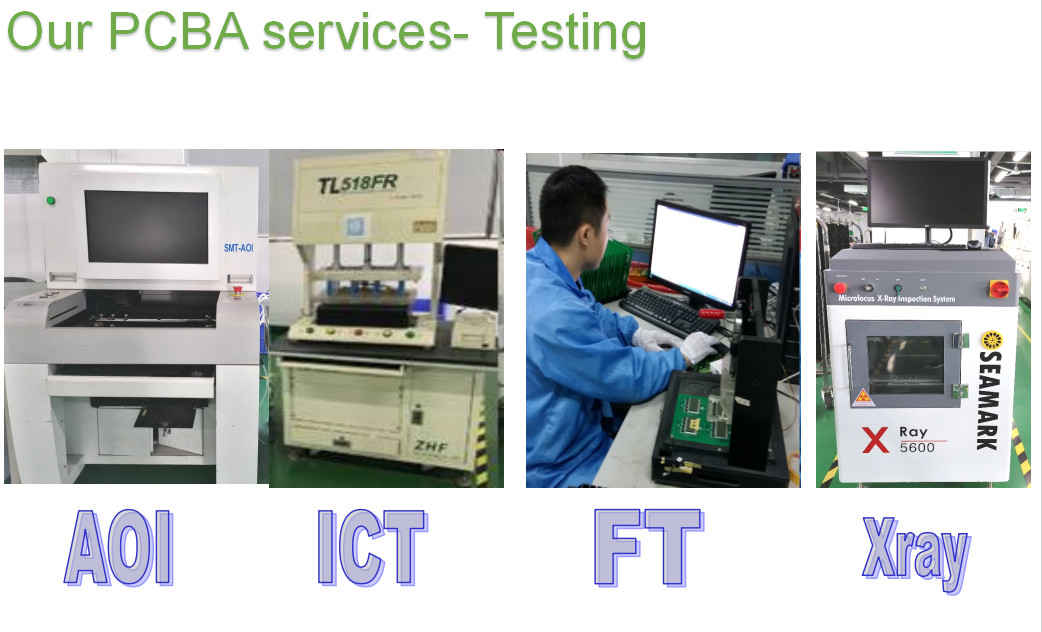 Custom electronic PCBA design and assembly for Excellent LED sensor light SMT 0402 pitch BGA X-RAY thickness 0.4mm-3mm