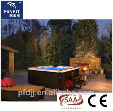 Quality European Standard Freestanding Spa Tub Acrylic Material Optional Color Jet Hot Tub for sale