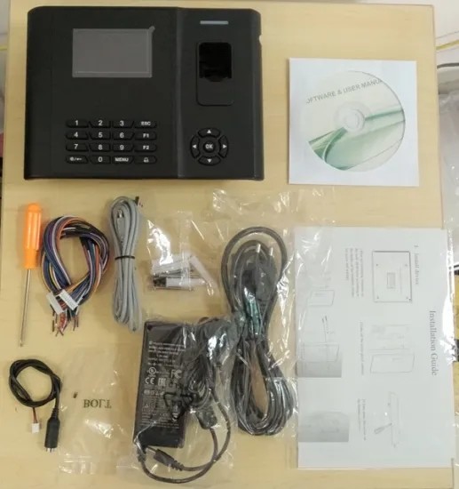 Li Battery Biometric Fingerprint Access Control System Fingerprint Time Attendance Machine