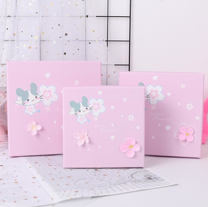 Square Paper Lid And Base CMYK Printing Gift Box Packaging