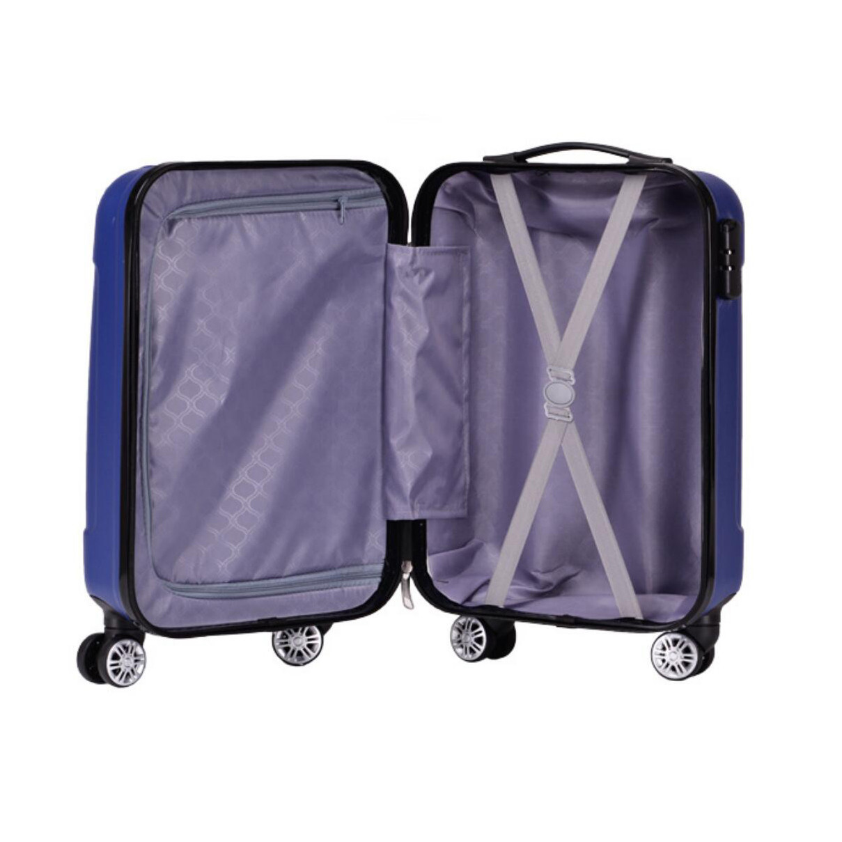 190D ODM 4 Wheel Lightweight Cabin Suitcase