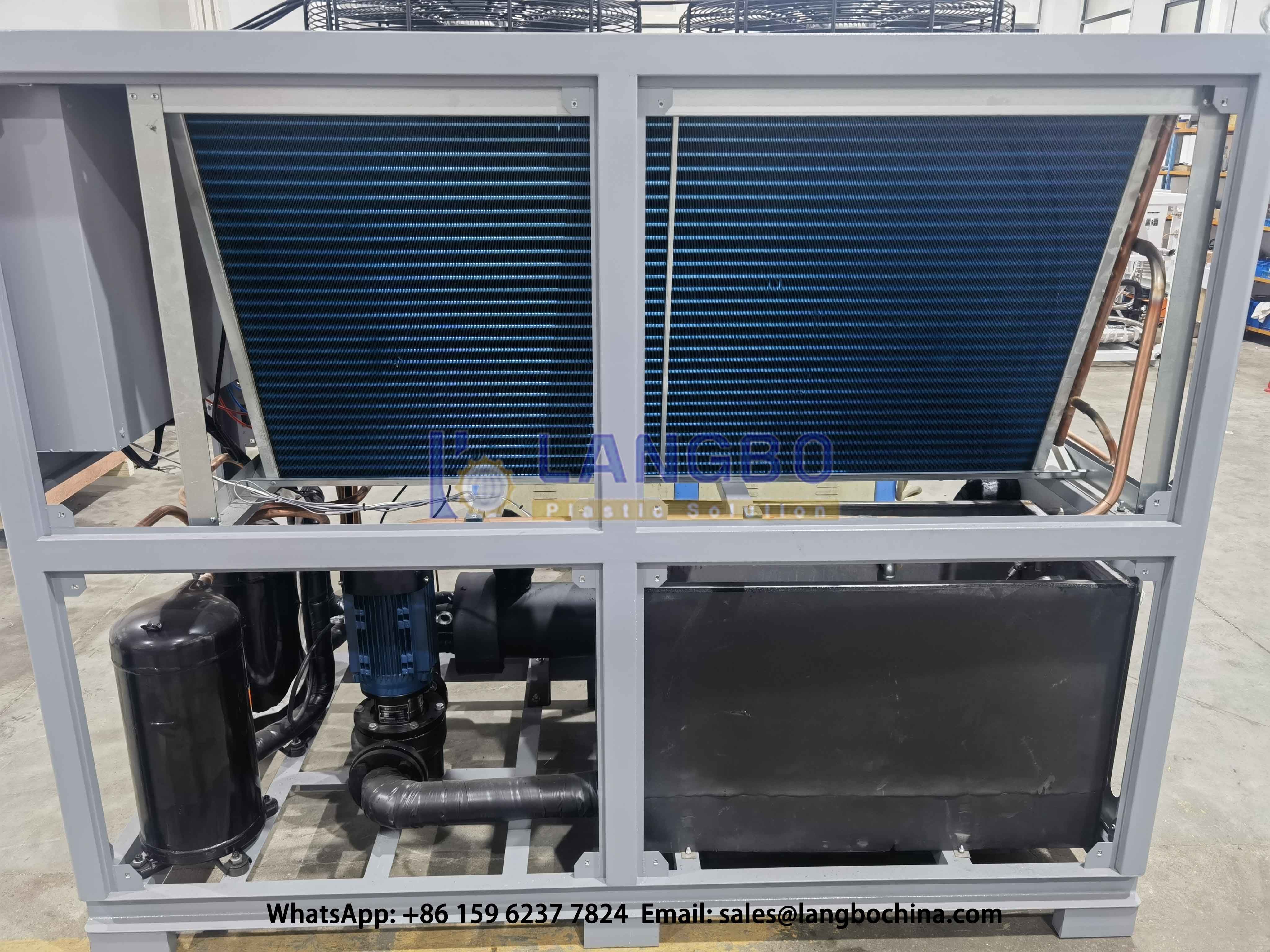 Air Cooled Chiller Machine R4047C / R22 Refrigerant Copland Panasonic Famous Hermetic Scroll Compressor