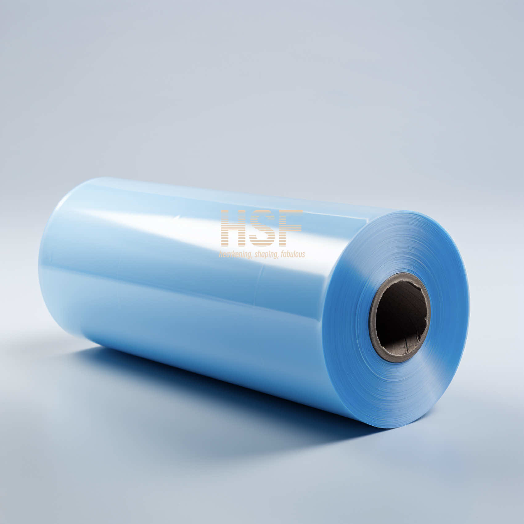 50 Micron Translucent Blue CPP Plastic Films High Seal Strength