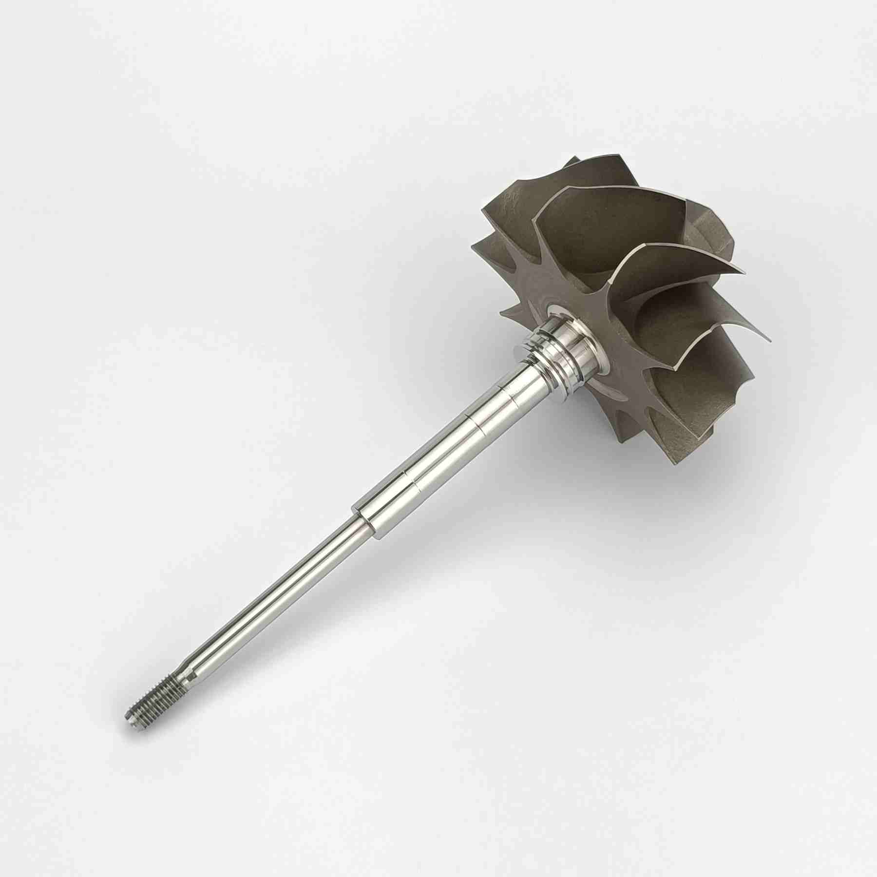MS-TECH Turbo GTP38R Turbine Wheel Shaft 445604-614 fit 739619-5004 Ind 76.2mm Exd 67.73mm Blades5+5 for Turbo Upgrades