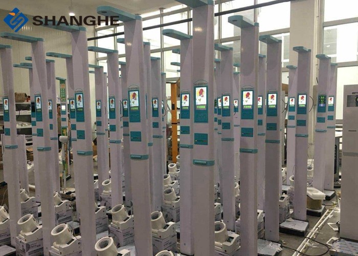 Pharmacy BMI 2.1m RS232 Body Weighing Measuring Machine