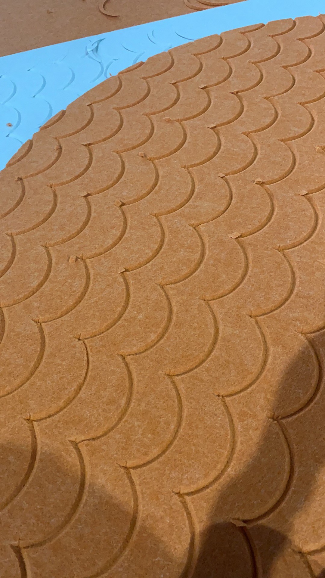 High Density Acoustic Panels Soundproof Felt Stylish Pattern Design Flame Resistant Wall Decor