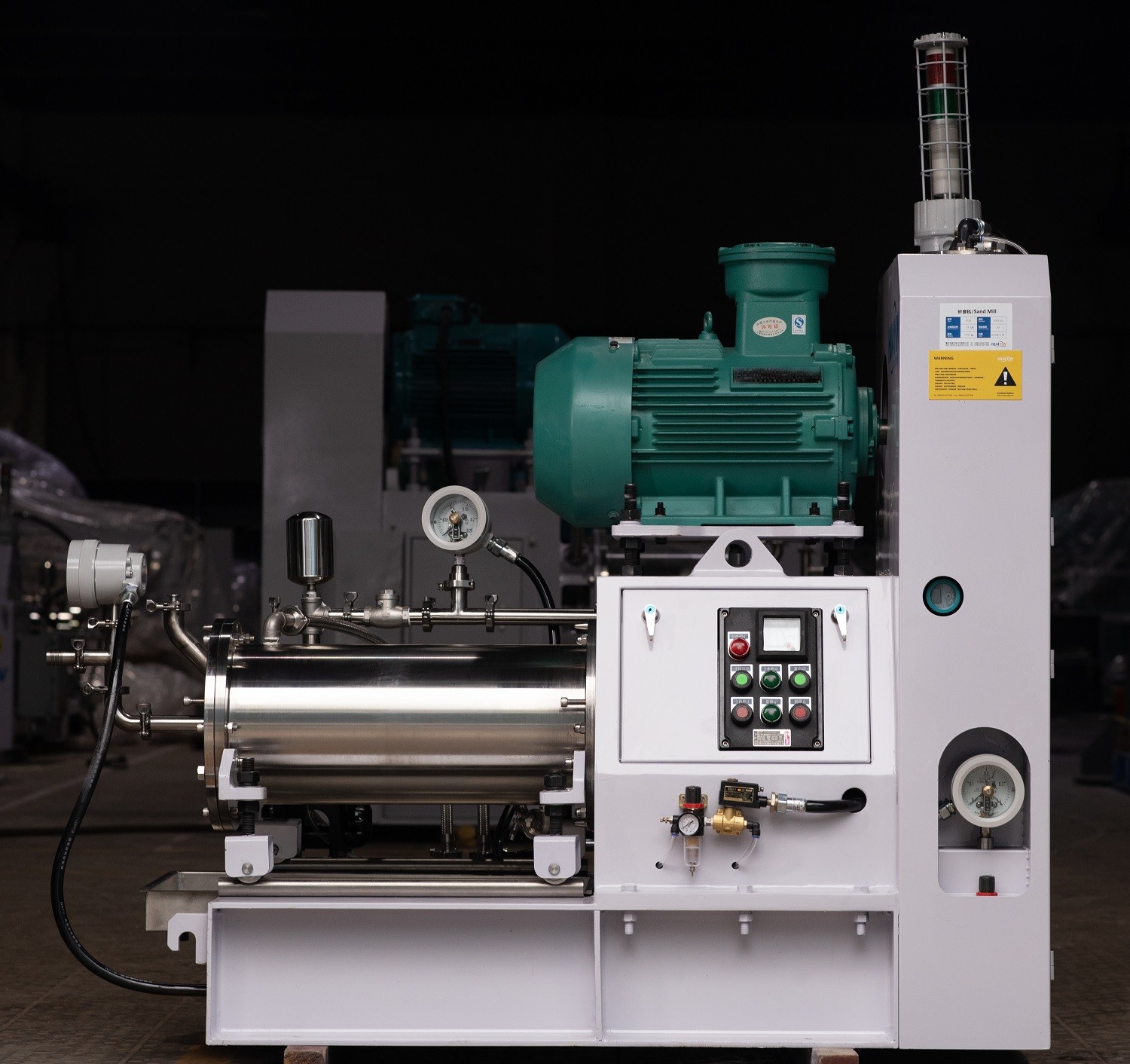 300Kg Sand Mill Machine Low Temperature 20L Wet Bead Milling