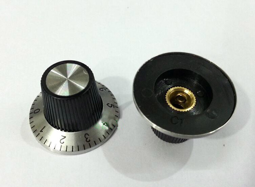 Guitar AMP Volume Knob Volume knob potentiometer knob (D)17 17(H)mm for ALPS16 ALPS27 peduncular shaft