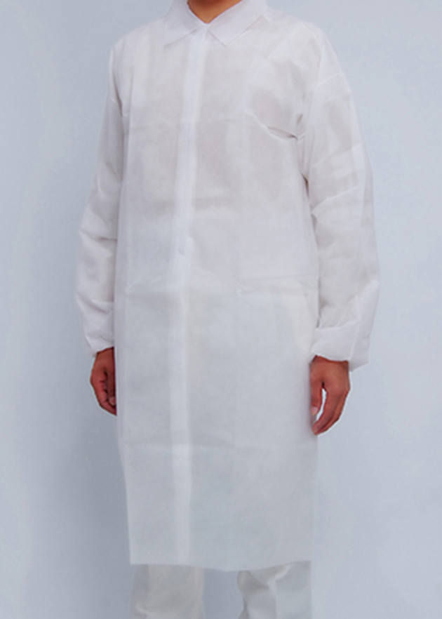 Nonwoven disposable visitor coat,Isolate the dust and bacteria,visitor gown with pocket
