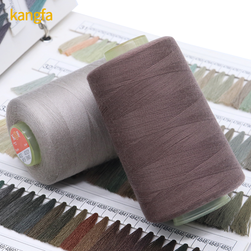 5000yds Sewing Machine Thread 100% Spun Polyester Sewing Thread 40/2 OEM ODM Accepted