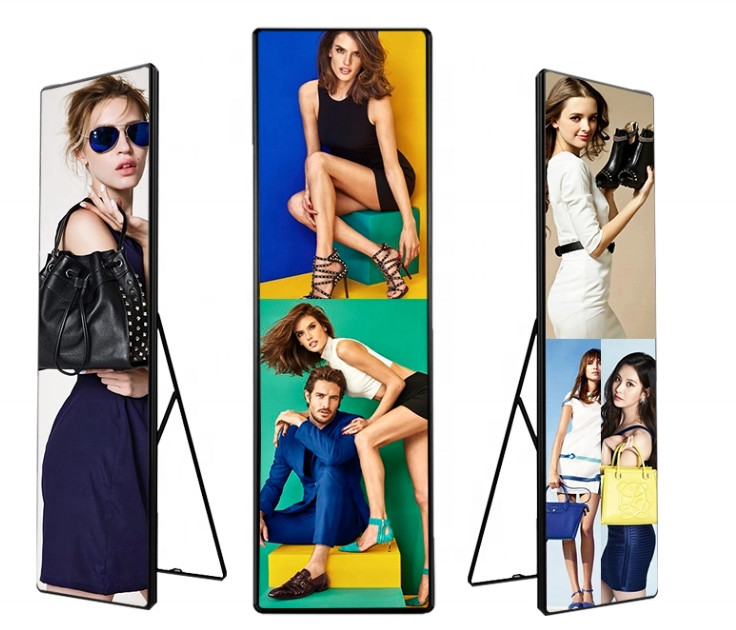 ODM Indoor Advertising Led Light Poster P2.5 P3 Smart Led Poster