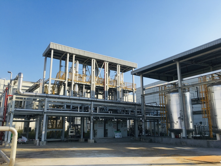 Automatic Chemical Plant Equipment Metallic Wiped Film Evaporator