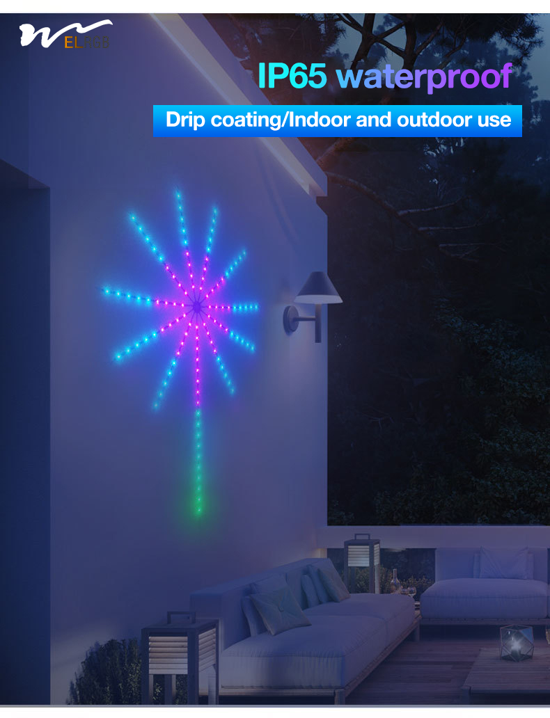 Intelligent Low-Voltage Music Voice Controlled Full Color Starry Sky Festival Light