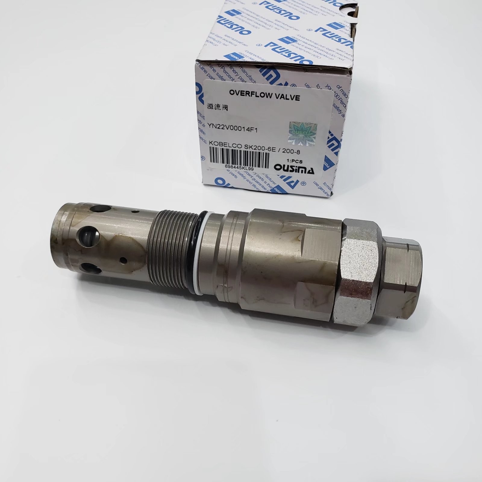 Kobelco SK200-6E SK200-8 Auxiliary Control Valve Relive Valve YN22V00014F1