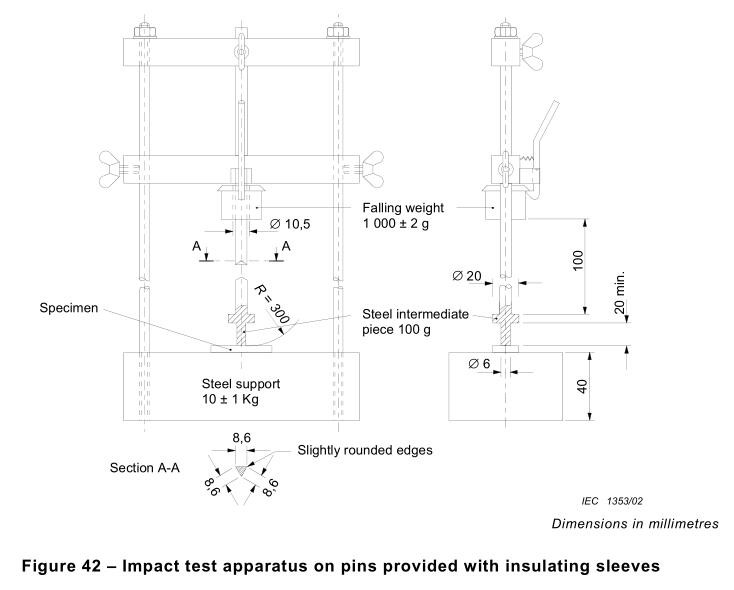 Manual Plug Socket Tester For Checking The Impact Resistance At Low Temperature Test