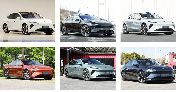 Nio ET7 Weilai Ev Car Long Range 675KM 5101 * 1987 * 1509 dimensions and 480KW power