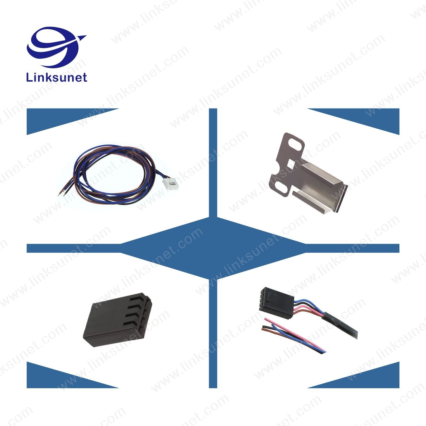 Omron EE-1001 black and molex 39 - 01 - 2101 4.2mm natural connector wiring harness for engine