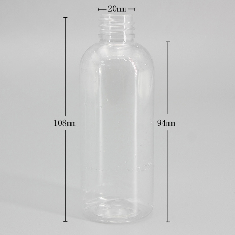 40*134mm 100ml PET Plastic Spray Bottle Cylinder Round Shoulder