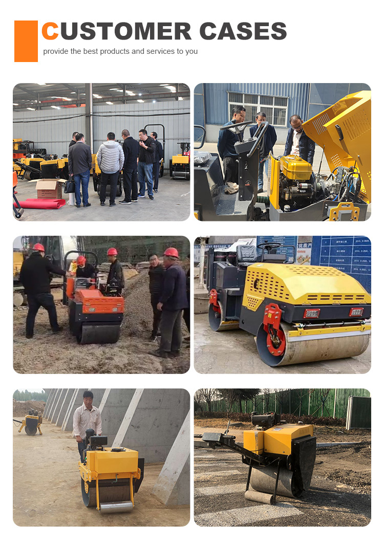 1200 mm Steel Wheel Width Double Drum Roller for Heavy Duty Industrial Compaction