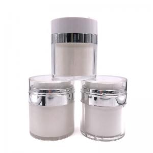 China 1oz 4oz Airless Pump Cream Jar ,  Acrylic Cosmetic Jar for skincare Packaging on sale