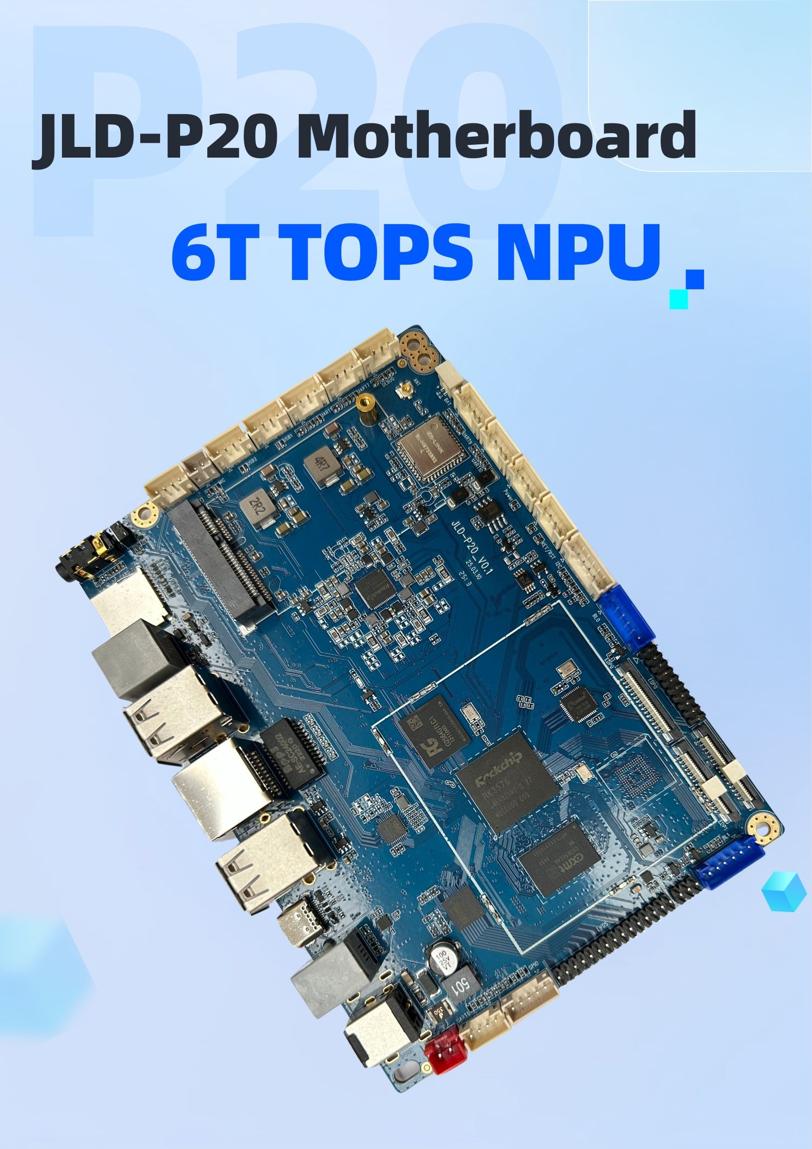 RK3576 Development POS Motherboard JLD-P20 With Android System Or Linux System