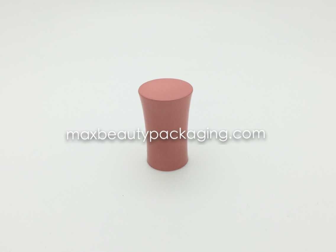 N2020 uv metalized silver color coating finish nail polish cap nail polish packaging double cap flat brush plastic cap