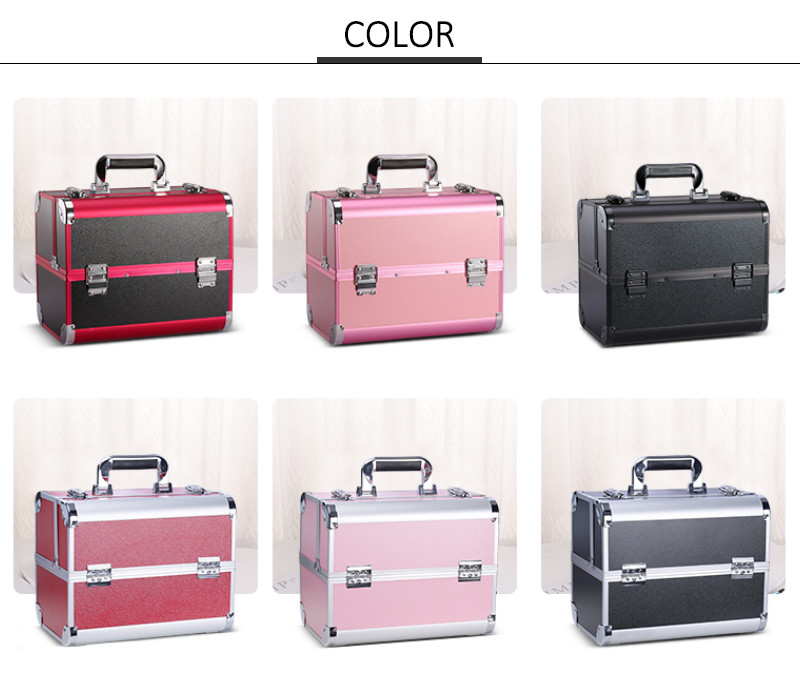 shockproof Multi Compartment Cosmetic Make Up Case
