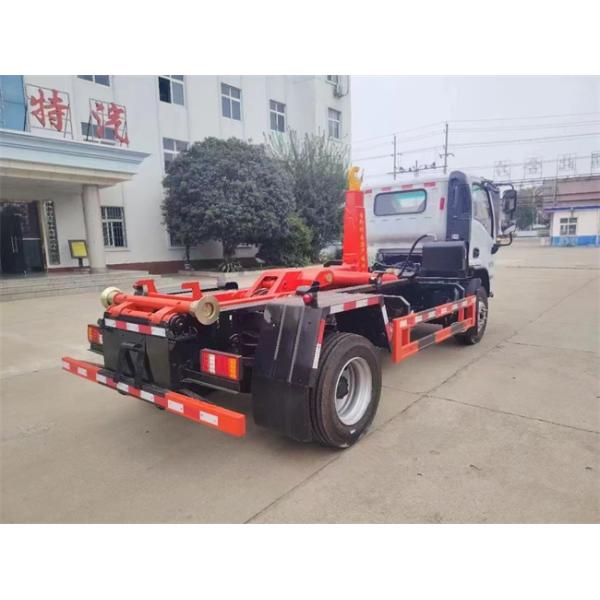 4x2 Hook Lift Trash Compactor Truck 9 Tons Loading Euro 6 Standard With 7.00R16 Tire