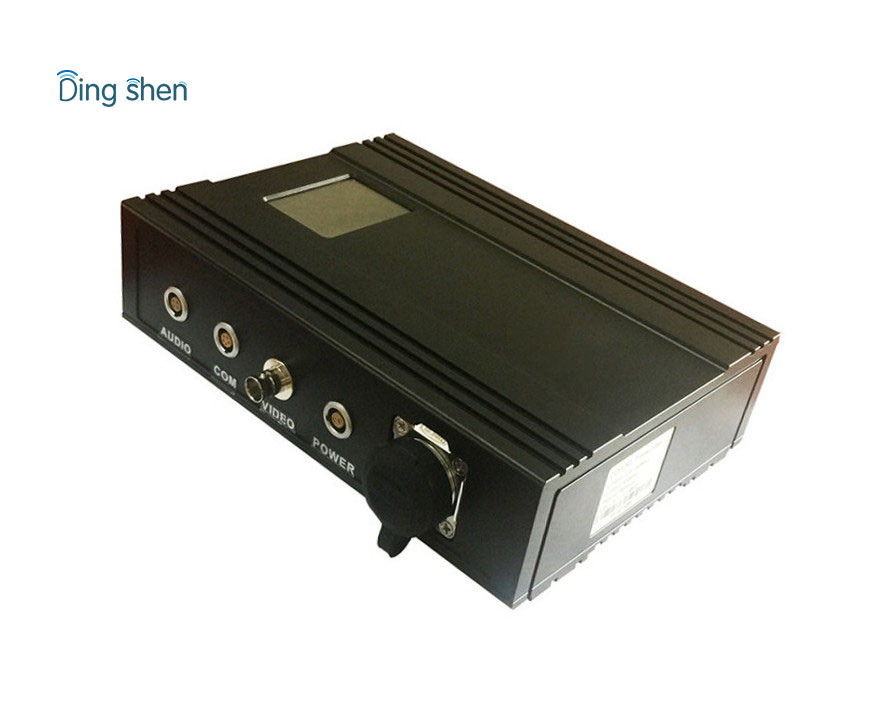 H.265 Coding Long Range Uav Transmitter , Cofdm Hd Transmitter 80-100km