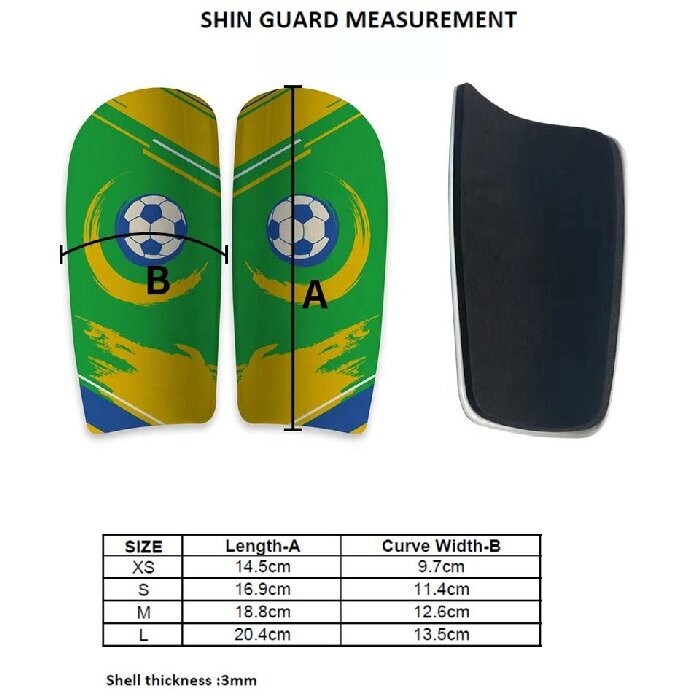 3D Sublimation Coated Soccer Shinguard Custom Sublimation Leg Guard For Kids And For Adult