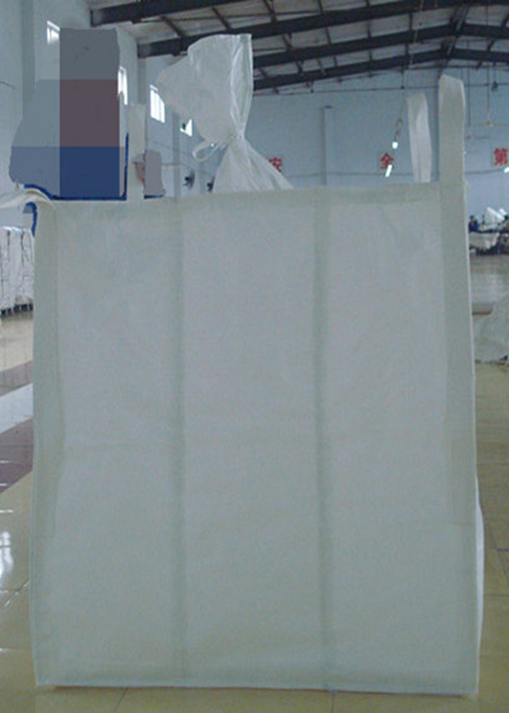 Two Ton Loading PP FIBC Jumbo Bags With Four Loops 10'' High / Fully Belted