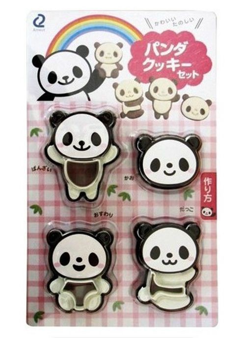 4 PCS Essential Baking Tools , Cartoon Cake Decorating Moulds Tool Set