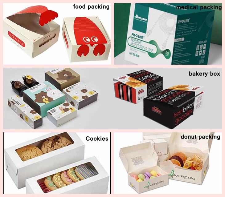 white bleached food box board