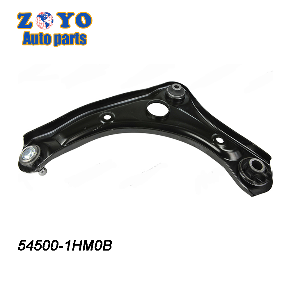 2012-2016 Car Accessories Auto Spare Stamped Right Front Wishbone Lower Control Arm for Nissan Sunny March Sunny N