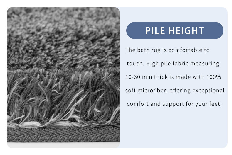 Polyester Non Slip Shaggy Microfiber Chenille Rug Striped Design