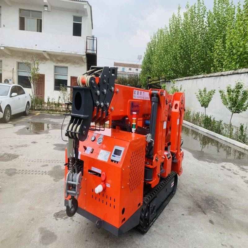 3 Ton Electric Mini Spider Crawler Crane With Wireless Remote Control