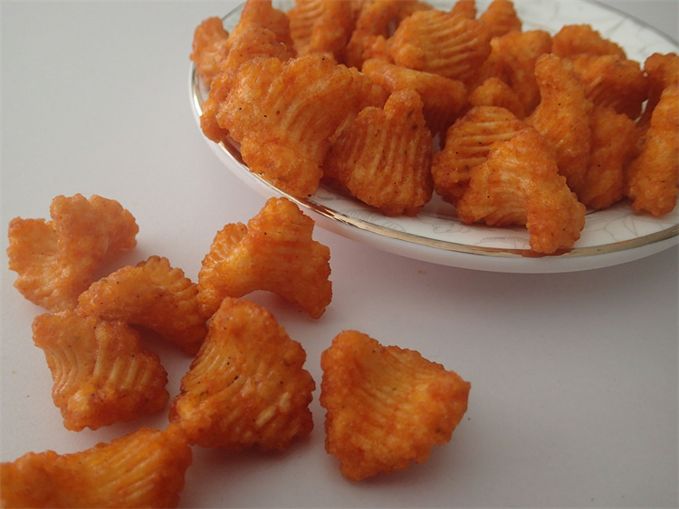Spicy Flavor Crispy Rice Crackers BRC Certificate Chinese Glutinous Rice