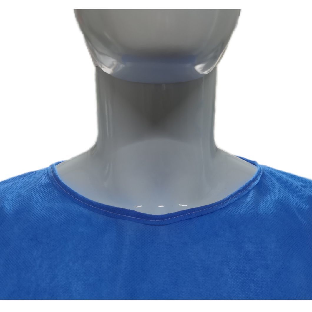 SMS Nonwoven Protective Clothing Breathable Waterproof Wholesale Disposable Isolation Gown