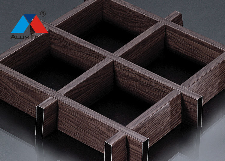 Aluminum Open Cell Ceiling Grid Tiles Anti Static For Industrial Civil Buildings
