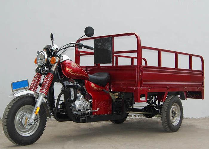 Three Wheel 150cc Cargo Tricycle Gasoline Power Cargo Transportation Application