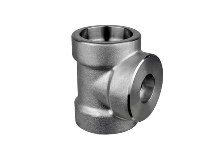 3" X 2" Class 6000 Steel Pipe Tee AISI 4130 Socket Weld Reducing Tee Small Diameter
