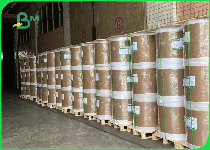 75gsm Self adhesive Thermal Label Roll Paper For Barcode Stickers Waterproof