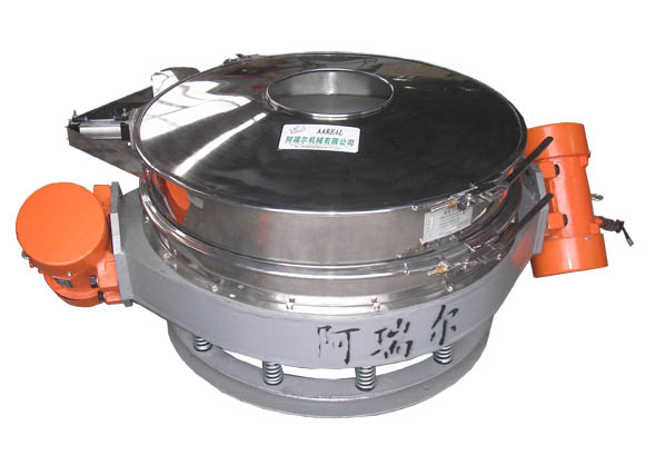 Low Profile Vibro Screen Machine Round Vibrating Separator With Two Screen Layers
