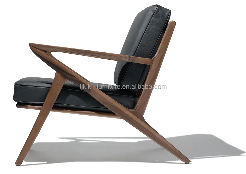 Living Room Chair Modern Fabric Wooden Sofa Chair Leisure Lounge Solid Wood Chair W59*D59*H57CM