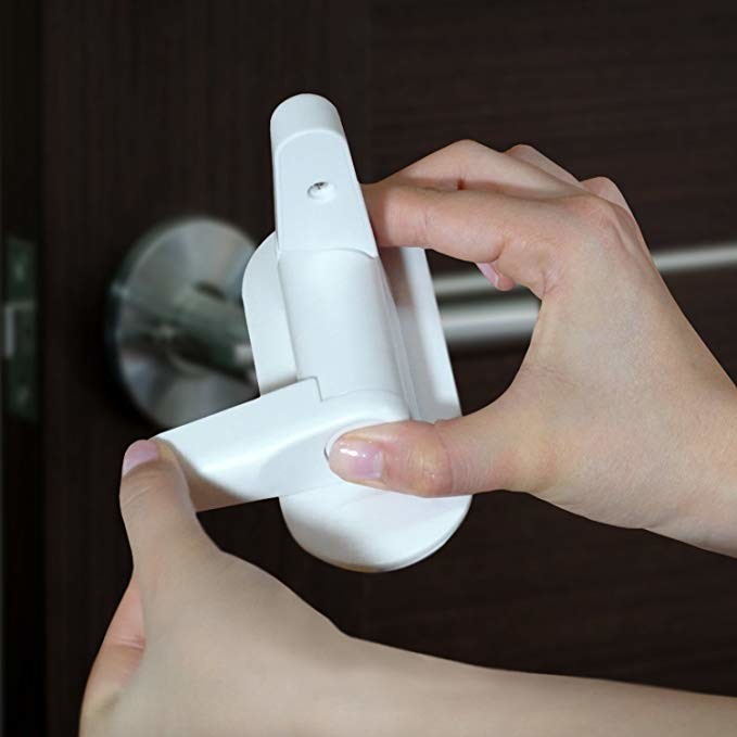 BY18MBSS02 Door Handle Locks For Child Safety Small Business 2 Pack