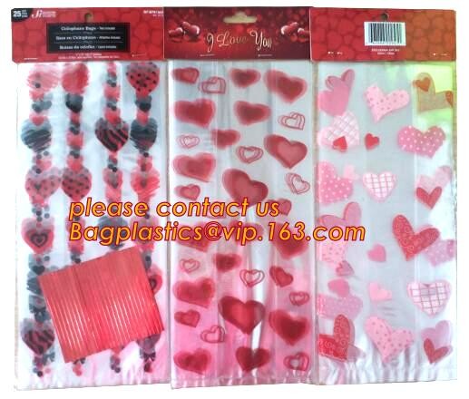 OPP plastic printing transparent sandwich goodie wedding christmas cookie packaging bread halloween candy bag bagease