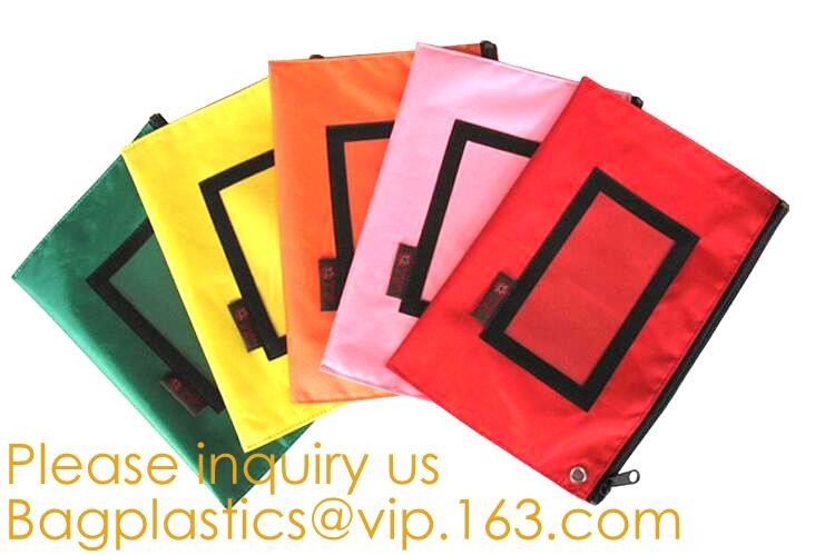 Locking Security Money Bag Cash Bank Deposit Bag with Two Keys Bank Security Deposit Bags Cash Bag With Locking bagease