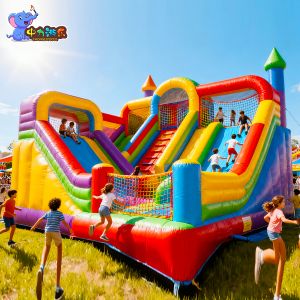 Buy cheap Customization Inflatable Bouncy Castle Slide Inflatable Water Slide from wholesalers