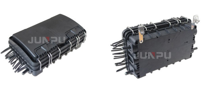 Junpu 24 Core Fiber Optic Splice Closure Wall Mount 2 In 16 Out Aerial Application